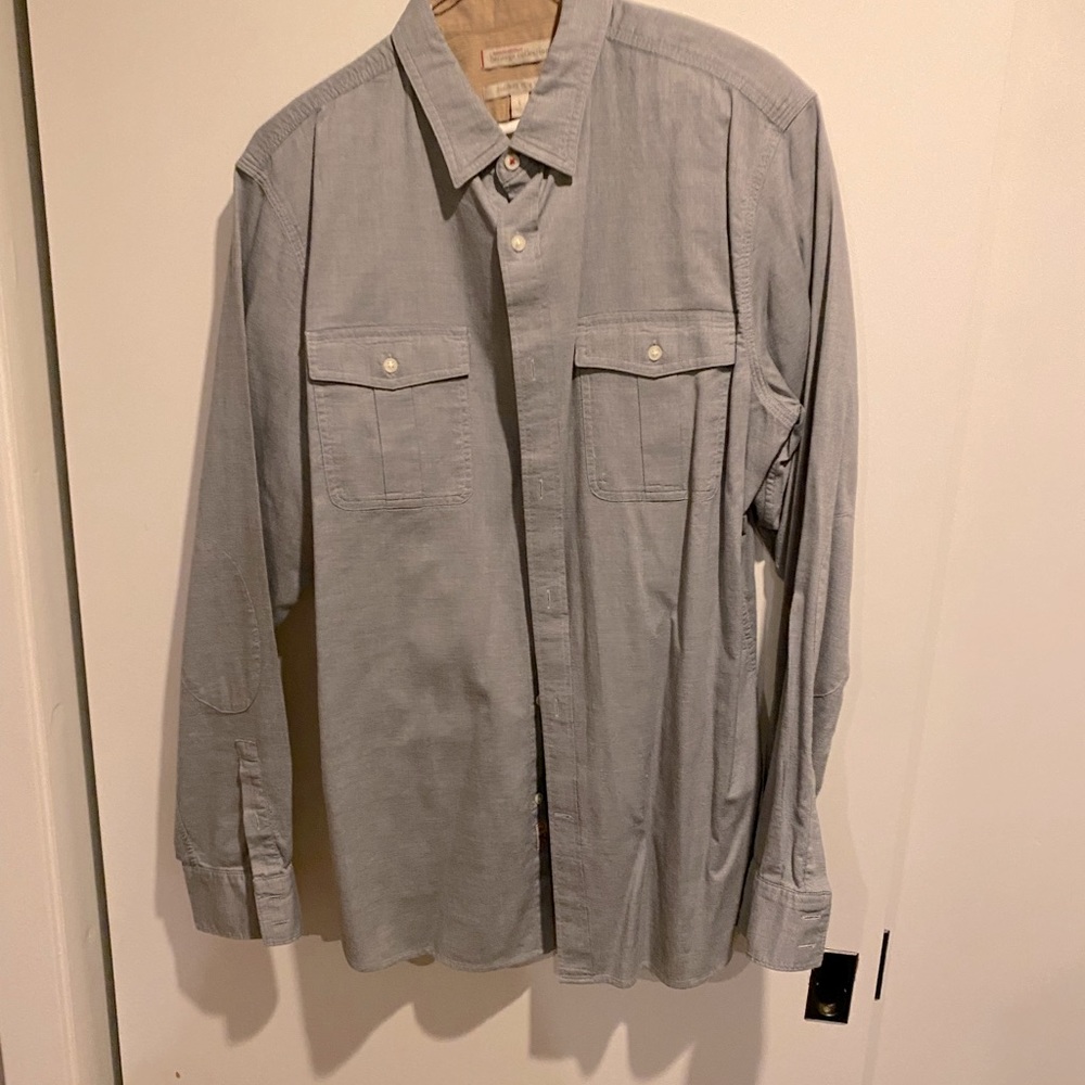 Banana republic heritage collection tailored fit men’s button down shirt size L